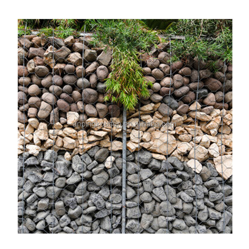 Customizable Welding Pattern Hot-Dipped Galvanized PVC Coated Gabion Box for Woven Mesh
