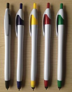 Quality Plastic ball pen with touch pen wholesale