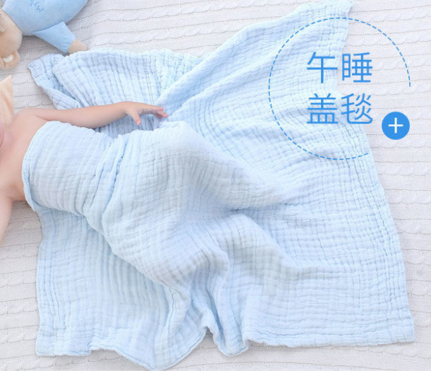 3 Layers 135GSM Nature Wormwood Cotton Gauze Fabrics For Swaddling