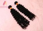 Virgin Cuticle Aligned Human Hair / Unprocessed Brazilian Hair Deep Wave