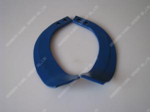 Quality 0.5Kg-0.6Kg 581 681 Rotary Tiller Blades For Tractor Double Hole Blue Colorful wholesale