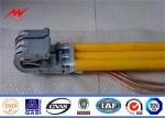 Weld Copper Ground Rod Threaded 1000mm 1200mm 1500mm Copper Earth Rod With