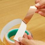 EMI Shielding Die Cut Red Copper Foil Tape