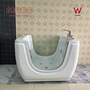 Quality Baby Shop / Hospital Baby Spa Bathtub Freestanding 1100x850x900mm With Ozone wholesale