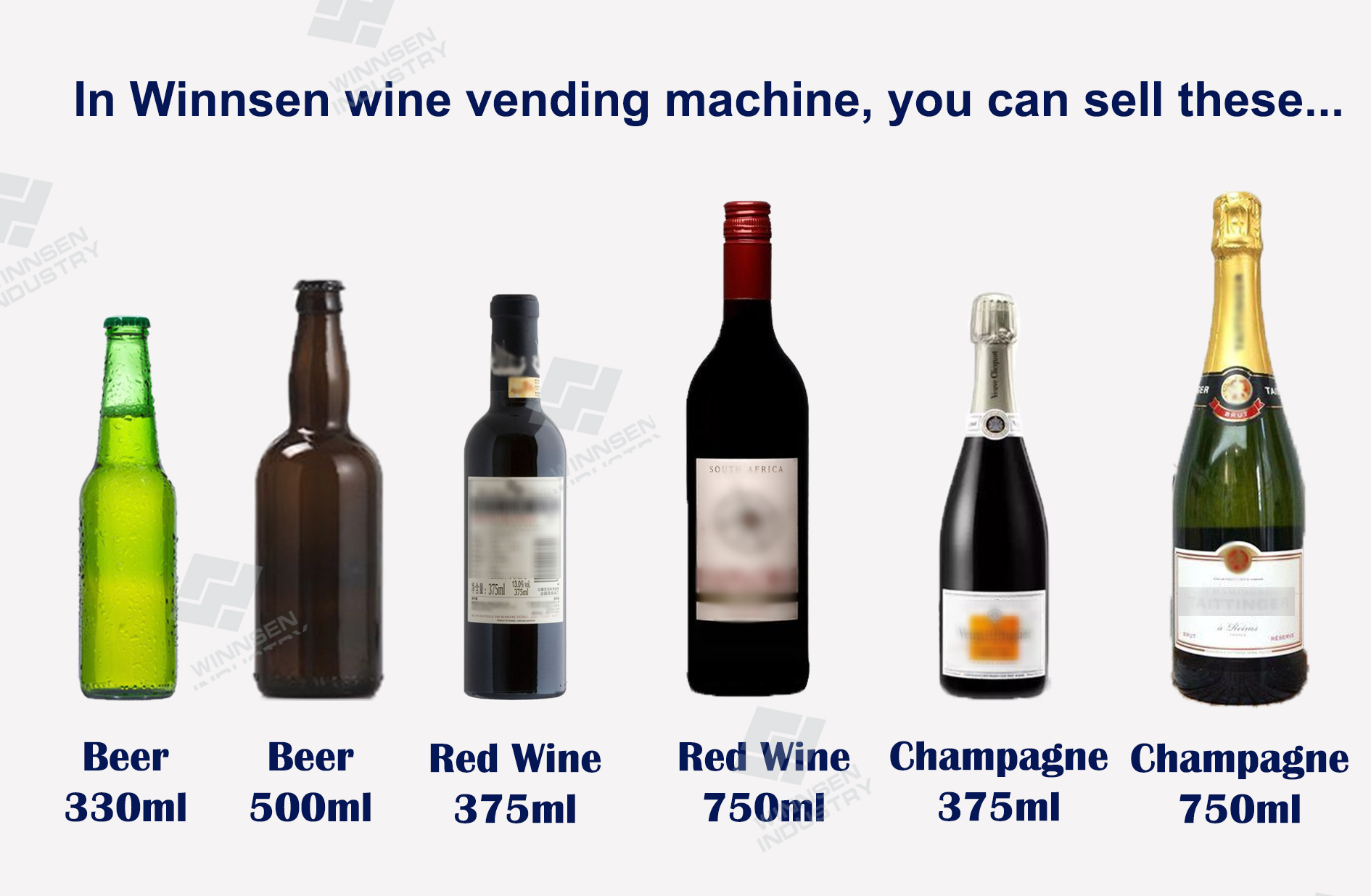 Conveyor Elevator Alcohol Vending Machine No Touch Purchase Security Camera