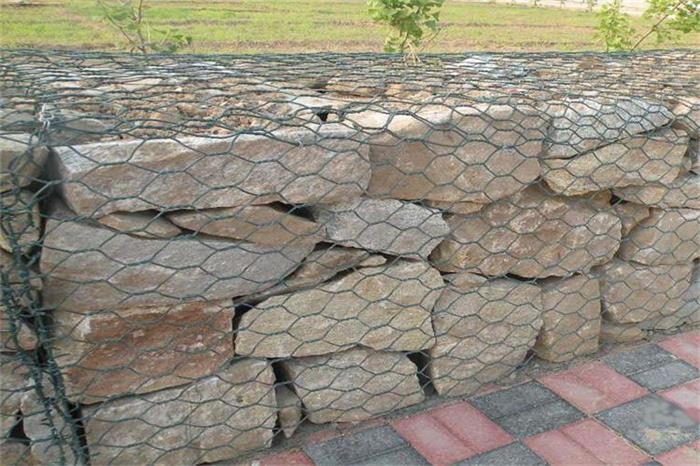 Iron 2 X 1 X 1m Pvc Coated Gabion Wire Mesh For Cages