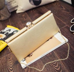 Quality 2016 new Korean female diamond chain clutch evening bag shoulder wholesale