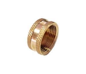 Quality CNC Female Hose Cap Brass Fitting Caps For Garden 3/4&quot; Pipe wholesale