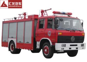 Quality OEM Dry Powder Industrial Fire Truck Red Color 73kw Engine Power High Rated Flow wholesale