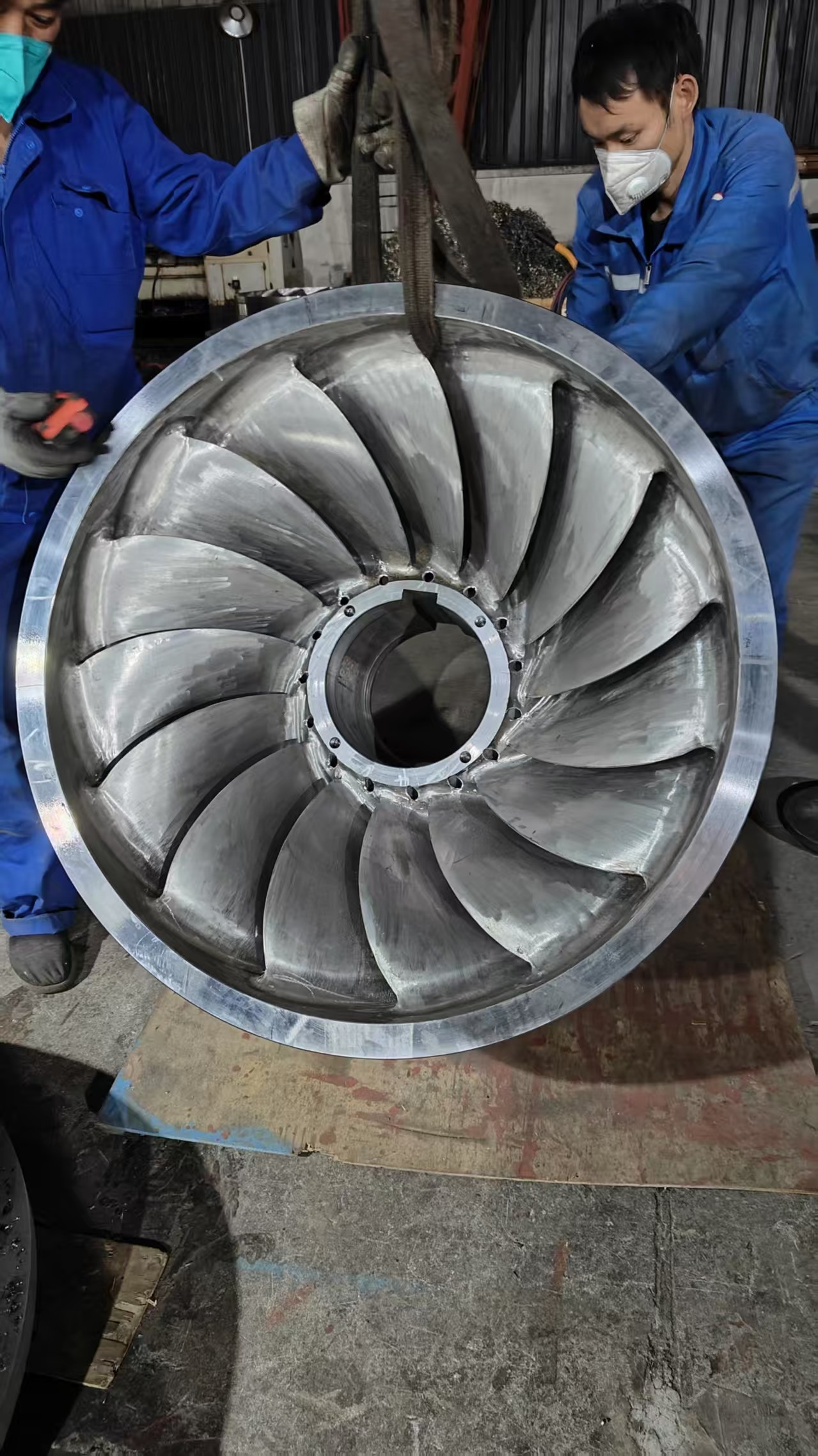 Customized Blade Dimensions Stainless Steel Hydro Turbine Runner for and Environmentally-Friendly Power Generation