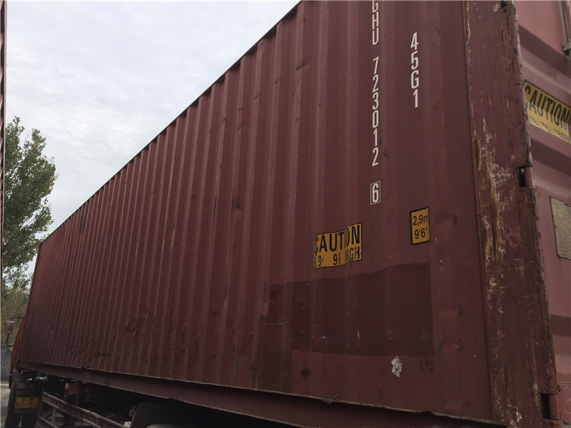Used 40 Ft Hc Shipping Container Dimensions OD 12.19m*2.44m*2.9m