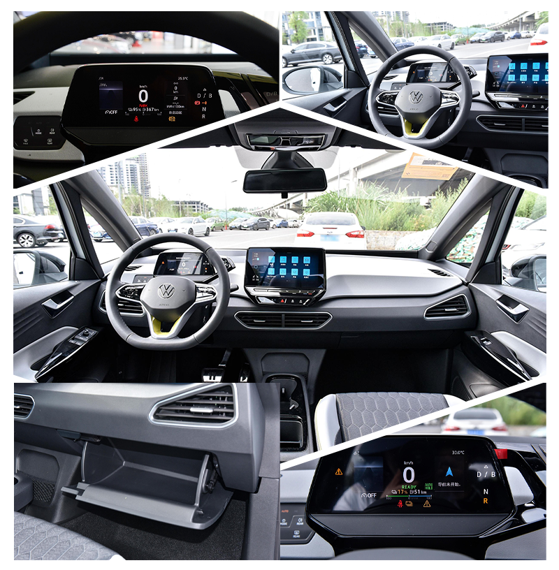 Adult 4 Wheel Volkswagen VW ID.3 Sedan EV Cars New Energy Vehicles