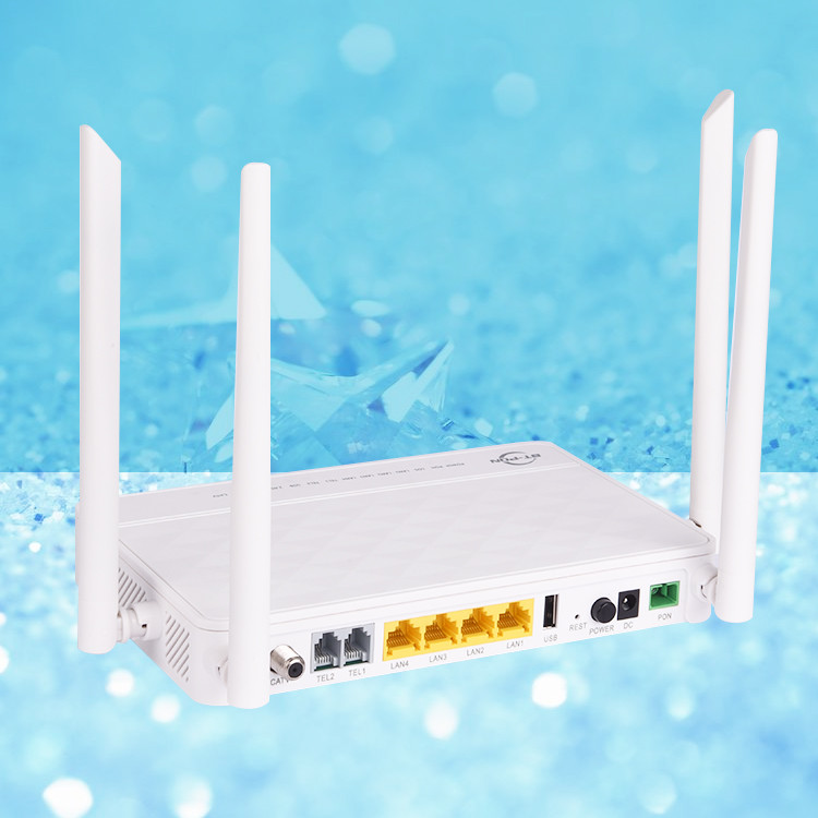 ONT AC 4GE 2VOIP 2.4G 5.8G CATV EPON WIFI GPON ONU