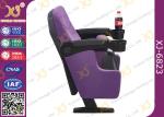 Indoor Theater Auditorium Movie Theater Chairs Stadium Seating With Cup Holder