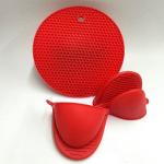 Silicone Oven Mitts: Heat-Resistant Kitchen Gloves for Cooking & Baking 32g/45g