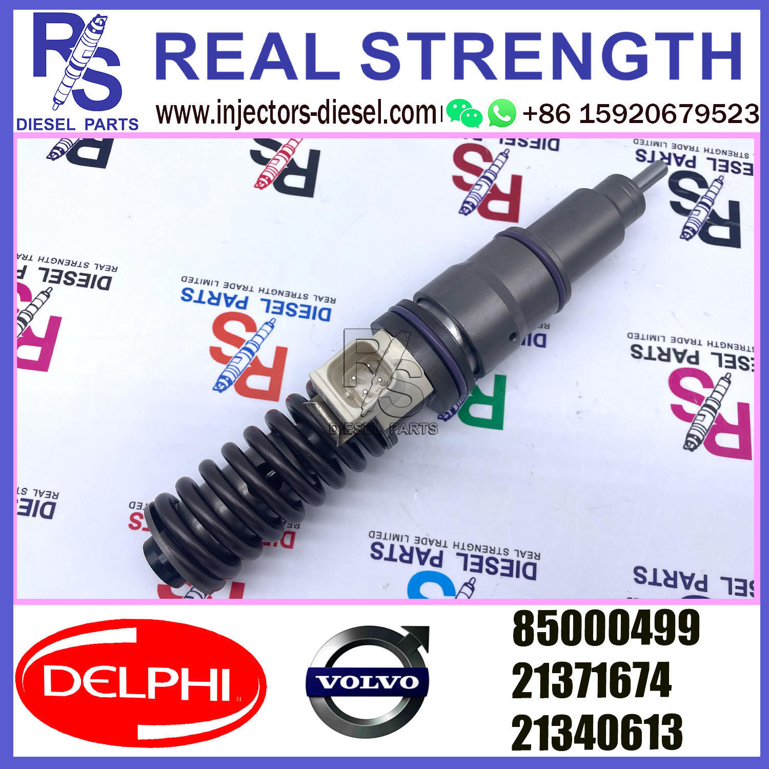 85000499 DELPHI Diesel Injector V-O-L-V 21371674 21340613 E3.18