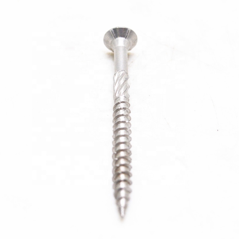 OEM Steel Fasteners A2-70 A4-80 Deck Screws Different Types Of Stainless Steel 304 316 Decking Screws