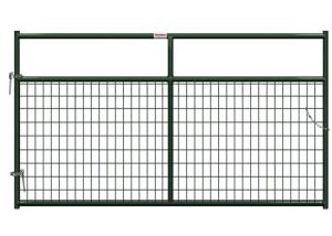 Quality Welded Wire Horse Corral Panels With Farm Gates 14 / 16 Gauge Tube wholesale