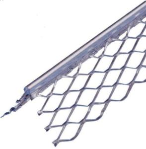 Quality Construction Expanded Metal Sheet / Steel Angle Bead 2m Length 0.3mm Thickness wholesale
