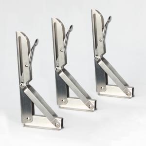 Quality 250mm Triangle Iron Folding Shelf Brackets For Furniture Industry wholesale