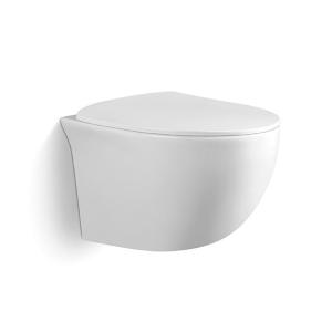 Quality The Toilet Is Suspended Rimless Sanitary Ware Ceramic Wall Hung Toilet Bowl Hanging Wc Toilet wholesale