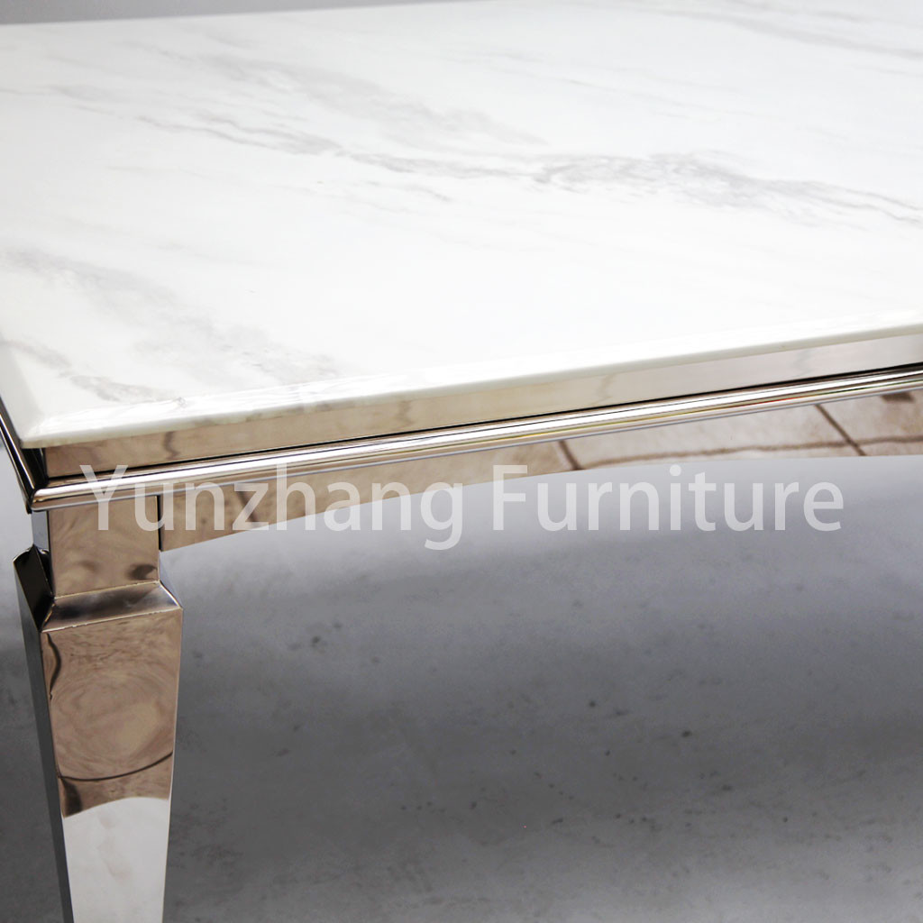 Marble / Glass Simple Design Dining Table Dining Room Set Furniture For Home / Hotel Use