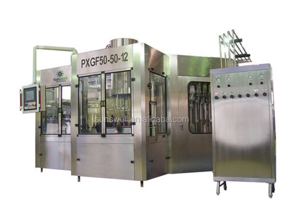 Cheap PET  Automatic Soft Drink Carbonated Filling Machine PLC Control for sale