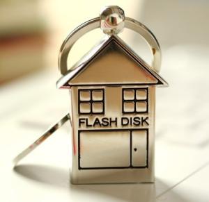 Quality Kongst high quality house shape usb flash drives/metal usb stick china wholesale wholesale