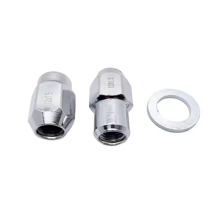 Universal Colorful Car Lug Nuts Anti Theft With Chrome Surface Treatment
