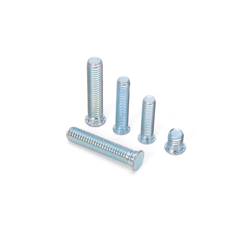 ISO Standard Self Clinching Stud Screw Rivet Fhs M2.5 M3 M4 M5 M6 M8 M10 Bright Finish Uncoated for Industrial Machinery