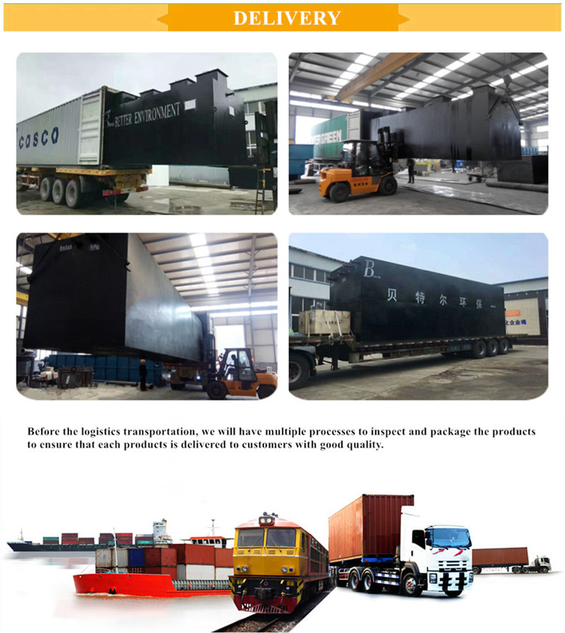 Urban Compact Small Domestic Sewage Water Treatment Plant Equipment