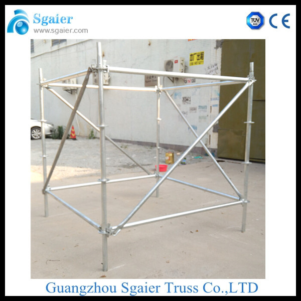 2m Aluminium Mobile Scaffold Hot DIP Steel Speaker Layer Truss