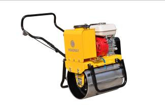 YL12 5.5hp Walk Behind Asphalt Roller , 3600rpm Single Drum Pedestrian Roller
