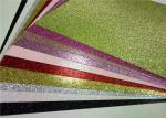 Multi Color Glitter Card Stock Paper , 300gsm Or 200gsm A4 Glitter Card
