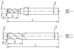 F20 3R 3 Flute End Mill For Aluminum