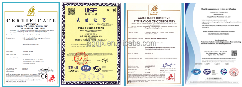 Plastic Packaging Material Electric Driven PLC Control Car Seat Flame Laminating Machine