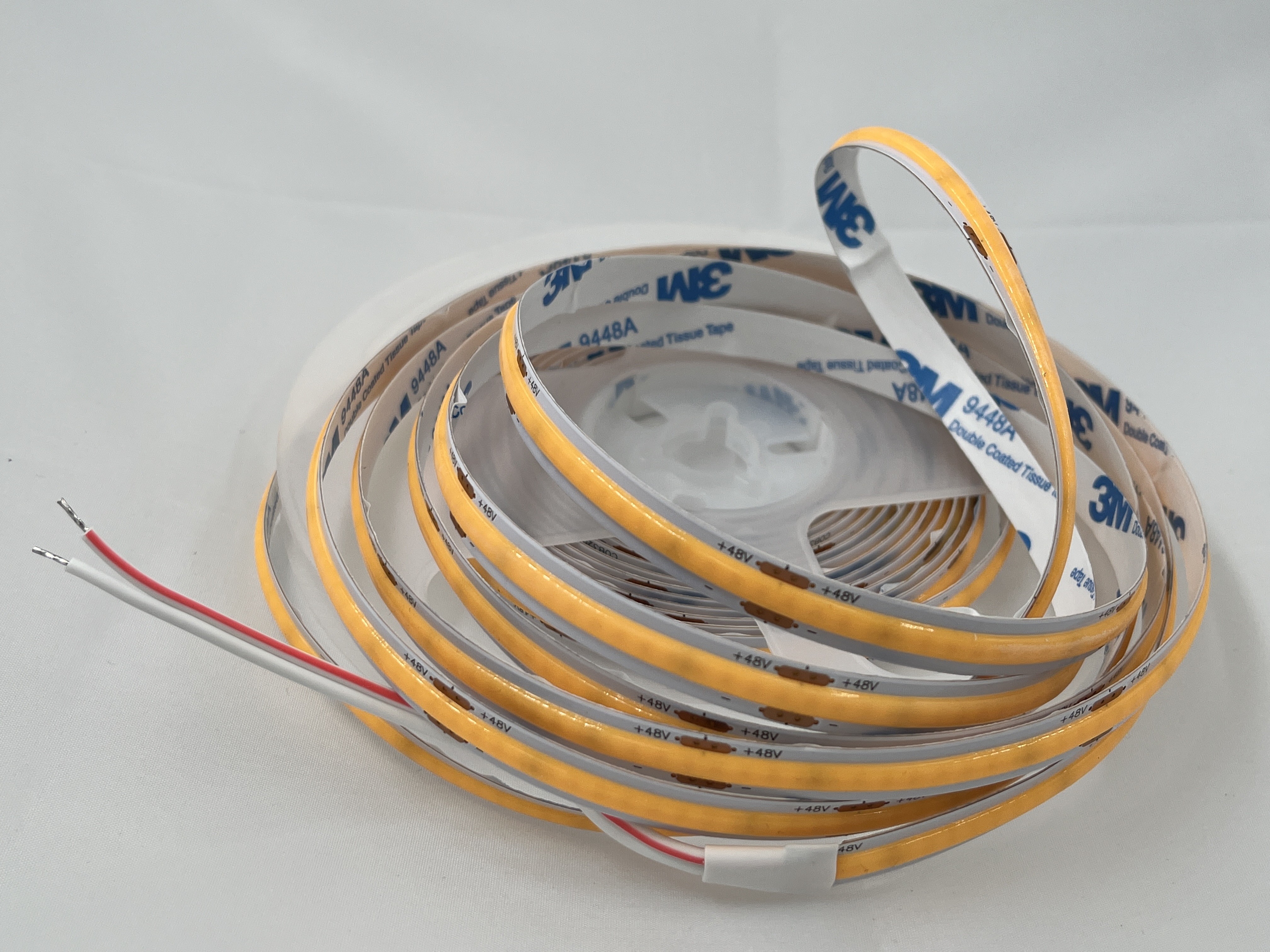 48V COB 320leds/M 90CRI Dimmable 100lm/W 11W/M Flexible COB LED Strip Light For Indoor Decoration