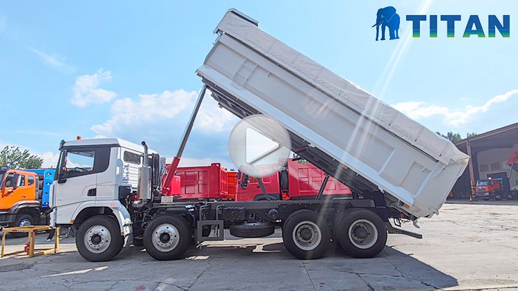 TITAN F3000 Shacman Dump Truck Price  6x4 Dump Truck