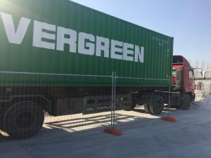 Quality Heavy Duty Crowd Control Barriers , Construction Site Security Fencing wholesale