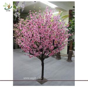 Quality UVG CHR075 Pink Peach Blossom Decorative Artificial Wooden Tree for Wedding and Party Lan wholesale