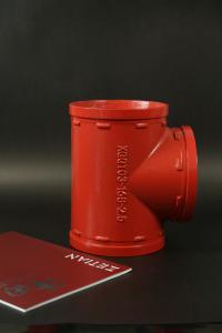 Quality OEM Grooved Mechanical Tee with 300 PSI Pressure Rating / Ductile Iron wholesale