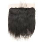 100 Unprocessed Straight Lace Frontal Closure Raw Human Hair No Shedding