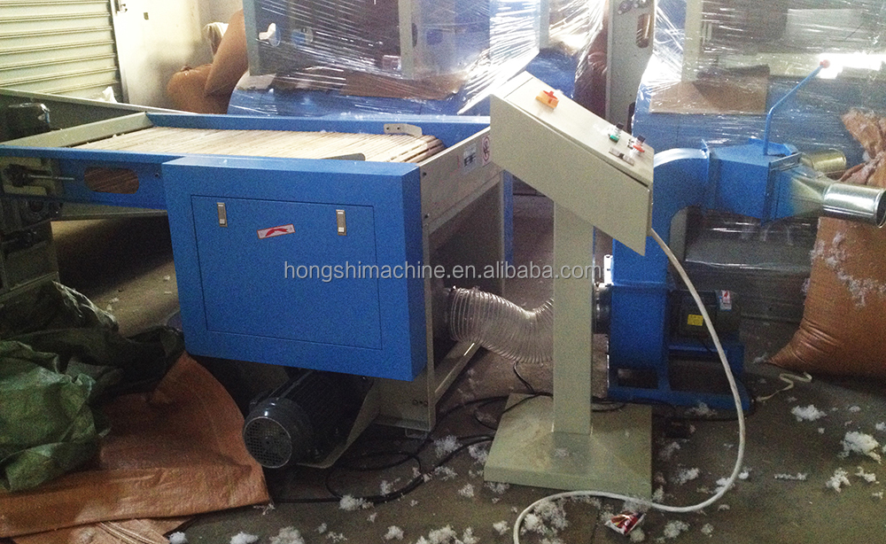 PP Cotton Pearl Polyester Fiber Wool Opener Carding Opening Machine Foam Pillow Filling Machine Cushion Stuffing Machine