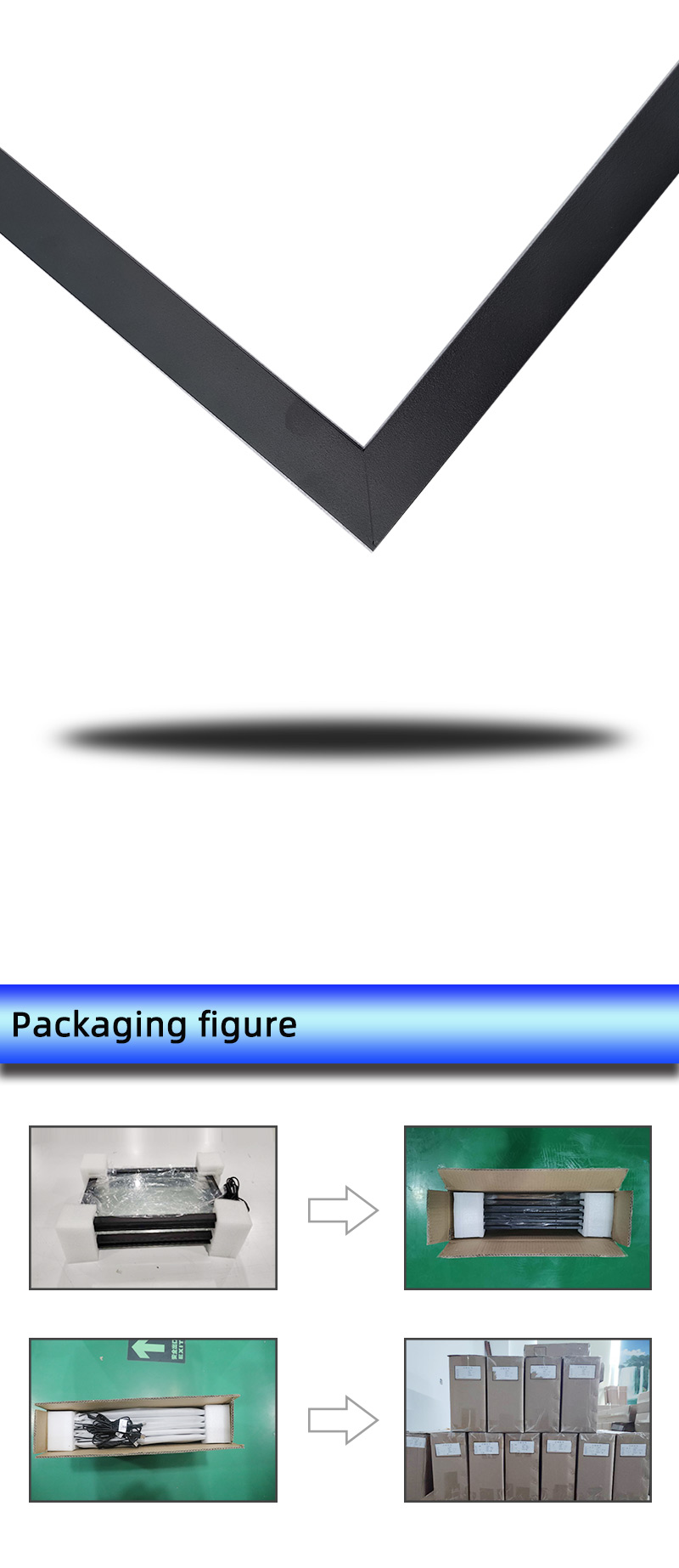 16:10 Ratio DIY IR Touch Frame Aluminum 15.6 Inch Touch Screen Panel