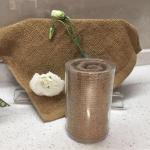 Plastic Box Packaging Hemmed Towel Gift Sets