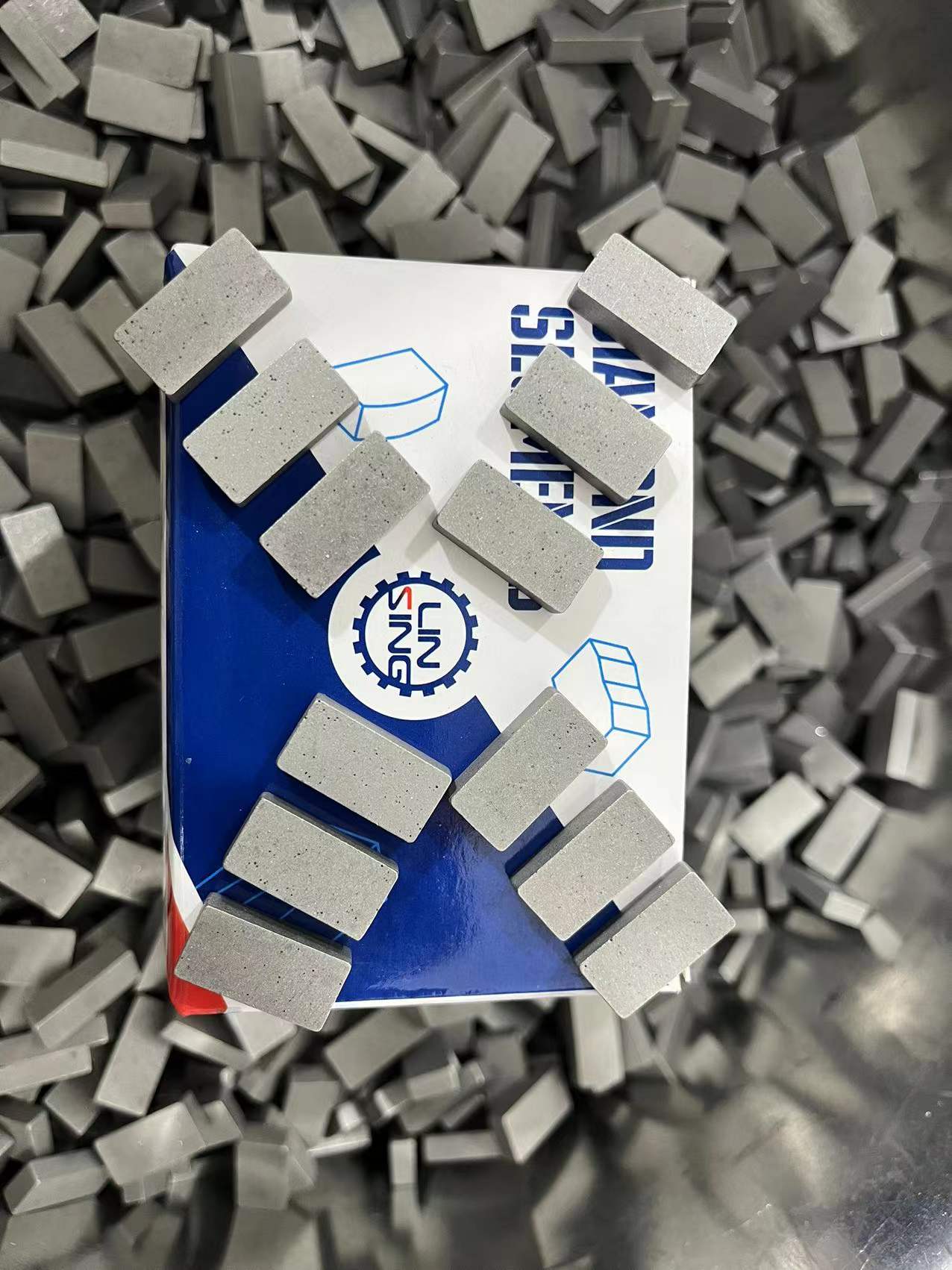 Flat Shape Marble Gang Saw Blade Segments for Cutting Marble Slabs 20*4.5/5.0*8/10