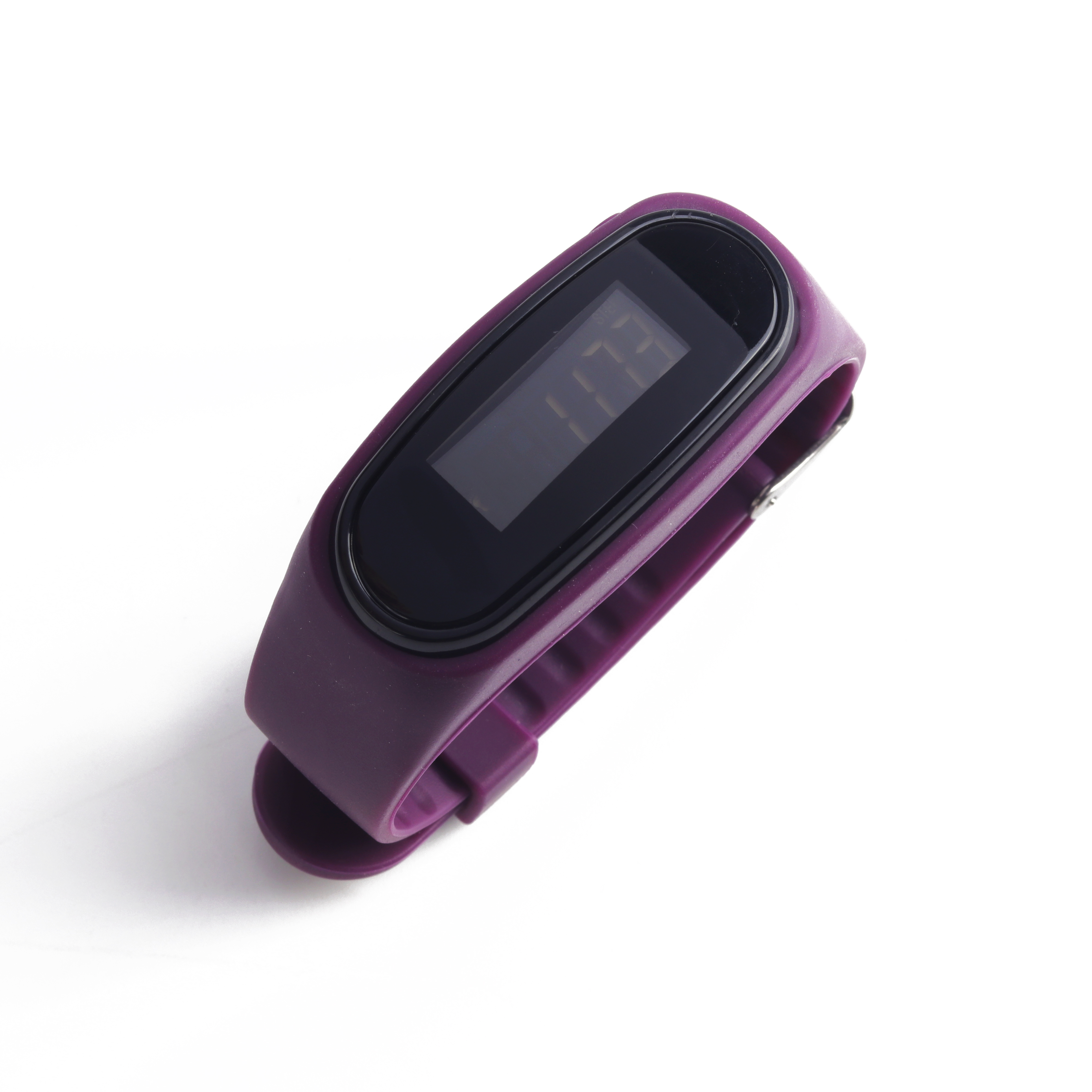 ABS Case Silica Gel Fitness Pedometer Watch Calorie Step Counter RoSH Certified