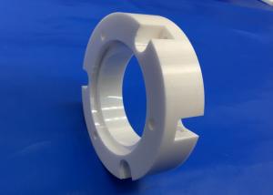 China CNC Machining Zirconia Ceramic Flange Industrial Ceramic Parts High Precision on sale
