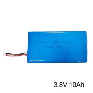 Quality Multifunctional Custom Battery Packs 3.8V 10Ah Lithium Battery wholesale