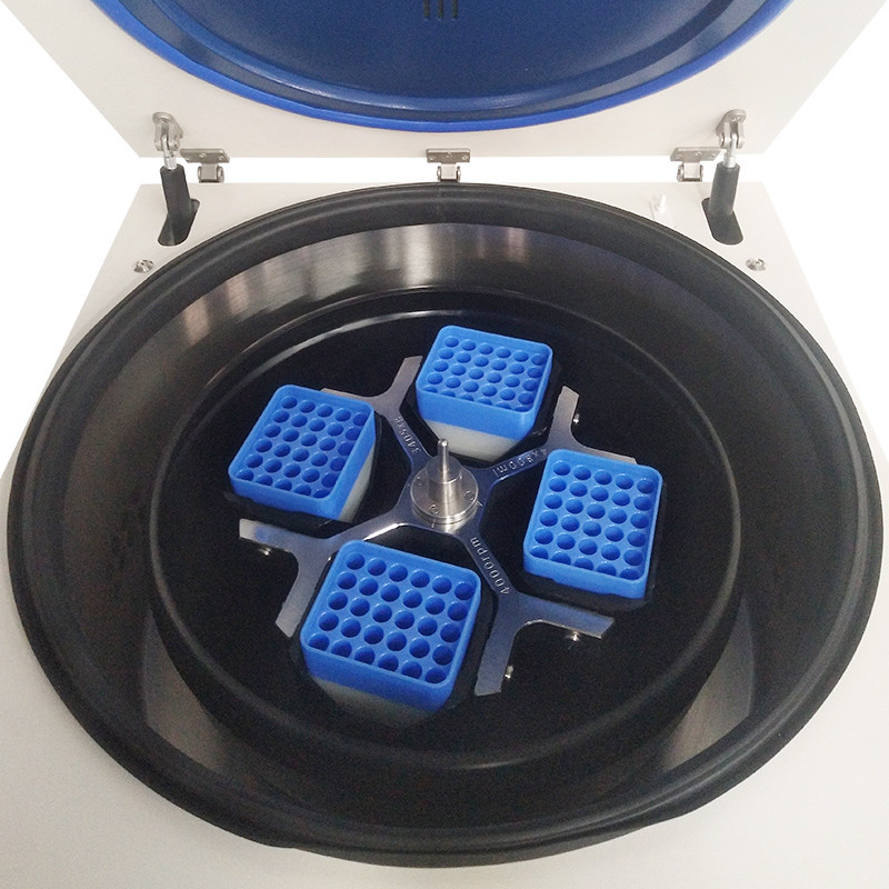 Vertical Large Volume Blood Centrifuge For 75mm 100mm Collection Tubes With LCD Display